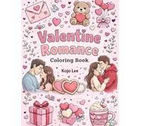 Valentine Romance: Simple Bold Couples and Kisses Colouring Book