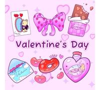 Valentine’s Day Coloring Book for Adults and Kids, Bold and Easy Designs for Relaxation (Bold & Easy Coloring): 40 Bold & Easy Love-Themed Designs for Stress Relief and Creative Fun