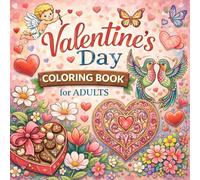 Valentine’s Day Coloring Book for Adults: Bold and Easy Beautiful Designs for Fun and Relaxation
