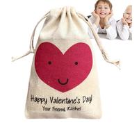 Valentine’s Day Gift, Heart Shaped Bag, Treat Gift Bag, Valentine’s Party