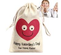 Valentine’s Day Gift, Heart Shaped Bag, Treat Gift Bag, Valentine’s Party