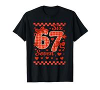 Valentine Six Seven Meme Coquette Bow Pareja Coincidencia Camiseta
