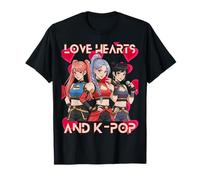 Valentine Vibes k-Pop Los niños me Hacen el corazón K-Pop Camiseta