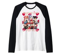 Valentine Vibes k-Pop Los niños me Hacen el corazón K-Pop Camiseta Manga Raglan