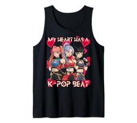 Valentine Vibes k-Pop Los niños me Hacen el corazón K-Pop Camiseta sin Mangas