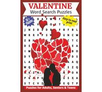 Valentine Word Search Puzzle Book: 60 Fun & Relaxing Love-Themed Word Searches with solutions