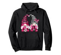 Valentines Accessories Buffalo Plaid Design with Cute GNOME Sudadera con Capucha