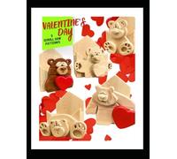 Valentine's Day 5 Scroll Saw Patterns: Bears
