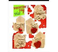 Valentine's Day 5 Scroll Saw Patterns: Cats: wooden dekoration