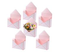 Valentines Day Box, 20x7x29.5cm Paper 6-Piece Large Capacity Organizer for Wedding Holiday Celebration, Festival Gift Packaging, Flowers, Bouquet