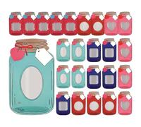 Valentine's Day Card - 25-Piece Greeting Postcards with Treat Bags | Holiday Exchange Cards for Children, Boys, and Preschool Classrooms Supporting Fun Valentine Activities, School Parties, and Classr