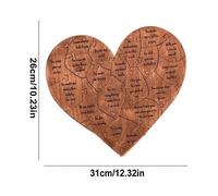 Valentine's Day Gift Love Puzzle Amazon 32 Reasons Puzzle Heart-Shaped Puzzle