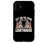 Valentines Day GNOME Cute Lighthouse and Anchor Love Quote Carcasa para iPhone 11