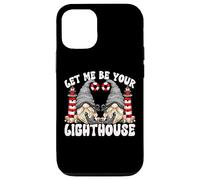 Valentines Day GNOME Cute Lighthouse and Anchor Love Quote Carcasa para iPhone 12/12 Pro