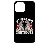 Valentines Day GNOME Cute Lighthouse and Anchor Love Quote Carcasa para iPhone 13 Pro MAX