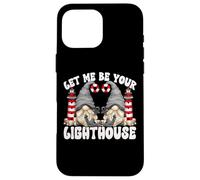 Valentines Day GNOME Cute Lighthouse and Anchor Love Quote Carcasa para iPhone 16 Pro MAX