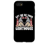 Valentines Day GNOME Cute Lighthouse and Anchor Love Quote Carcasa para iPhone SE (2020) / 7/8