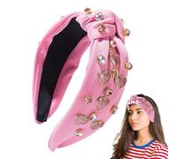 Valentines Day Headband, Wide Women Headbands, Stylish Headbands For Girls, Holiday Hair Accessory, Makeup Hair Hoop Accessory, Headbands For Special Occasions, Valentines Hair Accessories
