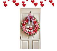 Valentine's Day Love Heart Hanging - 180 x 90 cm Heart-Shaped Romantic Ornament | Valentine Day Decoration | For Front Door Porch Patio Window Home Farmhouse Apartment