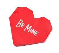 Valentine's Day Napkins, Guest Napkin, Heart Guest Napkin,Napkins,Virgin Wood Pulp Tissue Paper Napkins for Weddings and Special Events, 12.99x12.99in, Multicolor