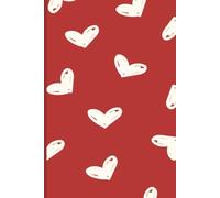 Valentines Day Notebook: Paperback Composition College Ruled Journal/ Vintage Cute Hearts/ Notepad Diary Memo planner/ School, Office & Work