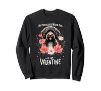 Valentine's Day Portuguese Water Dog Portie Valentines Sudadera