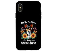 Valentine's Day Toy Fox Terrier American Toy Terriers Carcasa para iPhone X/XS