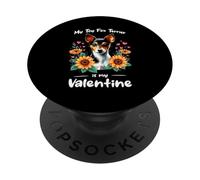 Valentine's Day Toy Fox Terrier American Toy Terriers PopSockets PopGrip Adhesivo