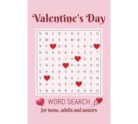 Valentine's Day Word Search Book: Easy to Read Print with words about Lovers, Romance and more | 6x9 inches, 110 pages, 50+ Puzzles | Gift for Vacations and Holidays