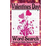 Valentines Day Word Search Puzzle Book: Word Search Puzzles with easy to read print 6x9in 110pg 50+ Puzzles Gift for Vacation, Holiday, Free- Time!