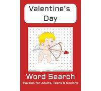 Valentine's Day Word Search Puzzle Book: Word Searches with Easy to Read Print about Valentine's Day, Gifts, Love, and More | 6x9 inches, 110 pages | ... Free Times. Fun Brain Exercise and Relaxation