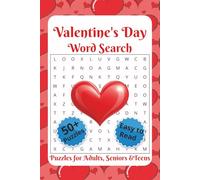 Valentine's Day Word Search Puzzle Book: Word Searches with Easy to Read Print about Valentine's Day, Love, Couples and More | 6x9 inches, 110 pages | ... ... Gift for Spouses, Couples, and Dates