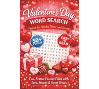 Valentine's Day Word Search Puzzle Book: Word Searches With Easy To Read Print About Valentine's Day, Love, Friendship and More | 6x9 Inches | 110 ... For Vacations, Holidays, and Free Times