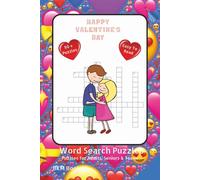Valentine's Day Word Search Puzzles: Word Searches with Easy-To-Read Print about Relationships, Love, Romance and More 6x9 inches, 110 pages, 50+ Puzzles... Gift for Vacations, Holidays and Free Times