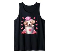 Valentines Dog Graphic For Women Cute Love Heart For Dog Mom Camiseta sin Mangas