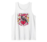Valentines F Caw F Cuervo para Solteros Diseño Anti relación Camiseta sin Mangas