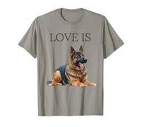 Valentines German Shepherd Shirt Shepard TShirt Dog Mom Dad Camiseta