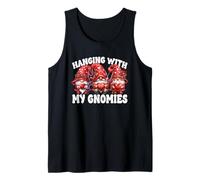 Valentines GNOME Single Mom Love Hanging with My Gnomies Camiseta sin Mangas