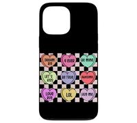 Valentines Hearts Dream Big 4 Ever Be Mine Let's Be Be True Carcasa para iPhone 13 Pro MAX