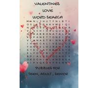Valentines Love Word Search: Valentines Love Word Search Celebrate love, hearts, and fun with , a delightful puzzle book filled with engaging ... features a variety of easy to hard puzzles.