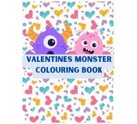 Valentines Monster Colouring Book