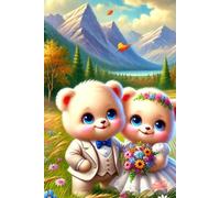 Valentines: Size 6" x 9" (365 lined pages) Hard Cover Notebook