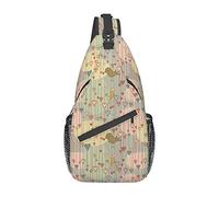 Valentines Sling Bag, Chest Bag Daypack, Crossbody Sling Mochila para Viajes Deportes Correr Senderismo