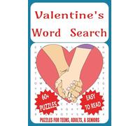 Valentine's Word Search: Mini Puzzles Book with Easy to Read Print about Valentine's Day, Lovers Gifts, Love and More | 4x6 inches, 60+ Puzzles | ... Lovers, Vacations, Holidays and Leisure Times