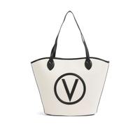 Valentino Bags Covent Bolsa shopping crema, lona, mujer