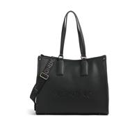 Valentino Bags Foxy Re Bolsa shopping negro, imitación de cuero, mujer