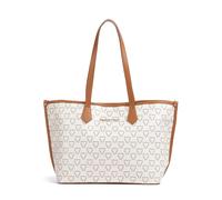 Valentino Bags Lady Re Bolsa shopping blanco/marrón, imitación de cuero, mujer