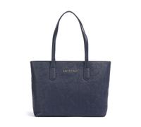 Valentino bolso shopper bolso de hombro Pansy Shopping Bag Blu azul marino