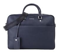 Valentino bolsa de ordenador portátil bolsa de oficina con compartimento para portátil Marnier Business Bag Blu azul marino