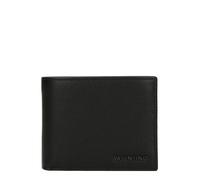 Valentino Cuero Monedero Fort Wallet Nero Negro